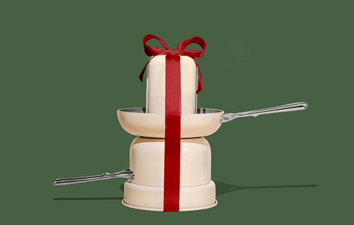 Feel The Christmas Spirit at Caraway This Holiday: Up to 25% Off Non-Toxic Modern Kitchen Essentials!