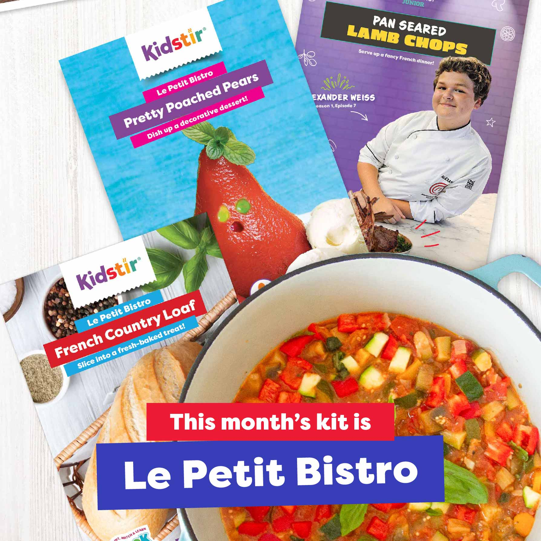 KidStir Kids Cooking Kit January 2025 Spoilers: Le Petit Bistro!