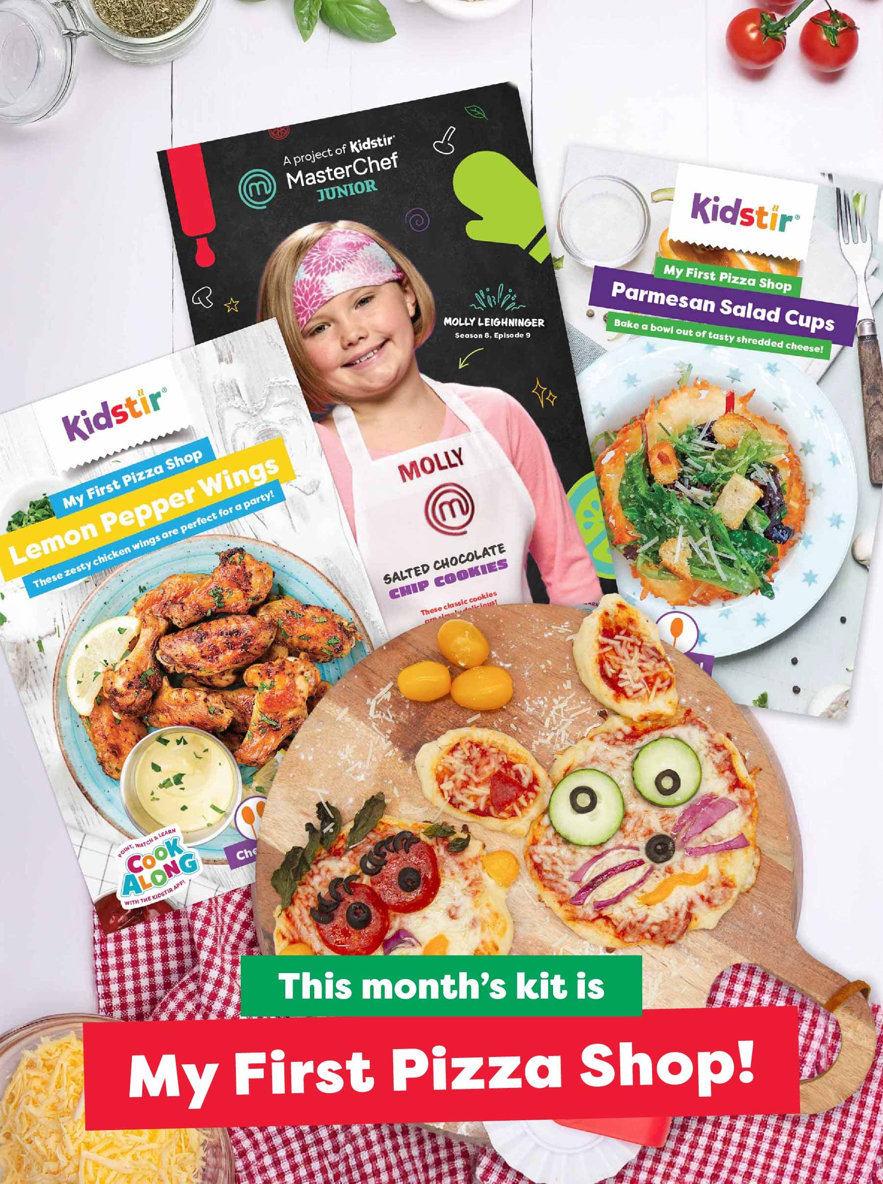 KidStir Kids Cooking Kit March 2025 Spoilers: My First Pizza Shop!