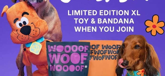 BarkBox & Super Chewer Coupon – FREE Scooby Doo Bundle With First Box of Toys and Treats for Dogs!