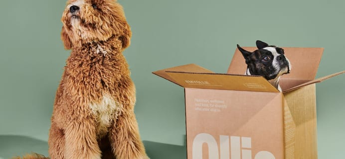 Fresh All-Natural Dog Food Subscription With Ollie – 50% Off Starter Box Coupon!
