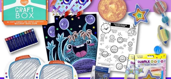 We Craft Box June 2025 Spoilers: The Space Box Craft Kit!