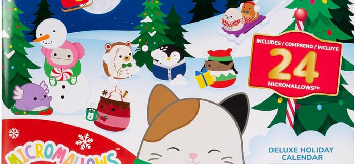 2025 Micromallows by Original Squishmallows Advent Calendar: Featuring Manny the Snowman and more!