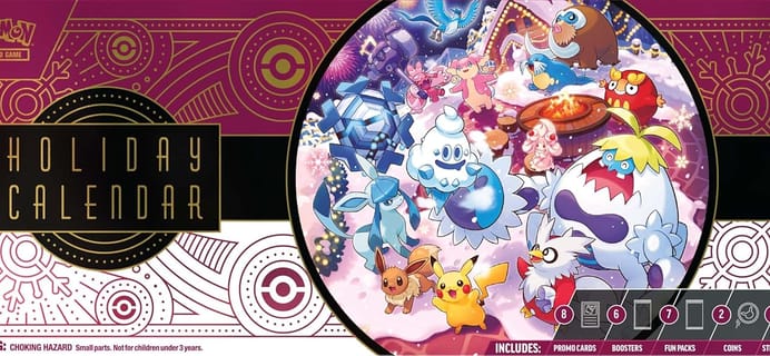 2025 Pokemon TCG Holiday Advent Calendar: 25 Pokemon Surprises To Discover!
