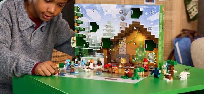 2025 LEGO Minecraft Advent Calendar: Featuring a Minecraft Winter Village Set!