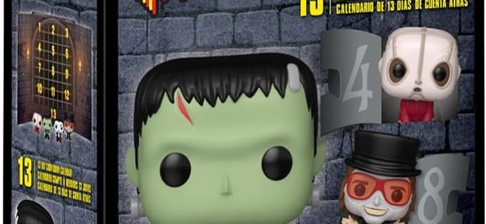 2025 Funko Pocket Pop! Universal Spooky Countdown Calendar: 13 Days of Iconic Horror Villains!