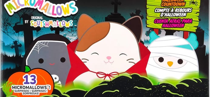 2025 Micromallows by Original Squishmallows Halloween Countdown Calendar: 13 Spooky Season Micromallows!