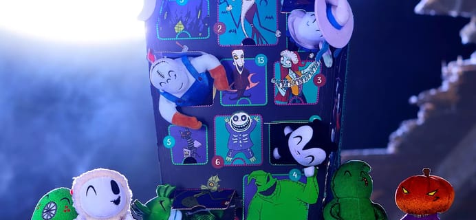 2025 The Nightmare Before Christmas Halloween Countdown Calendar: 13 Mini Plushies!