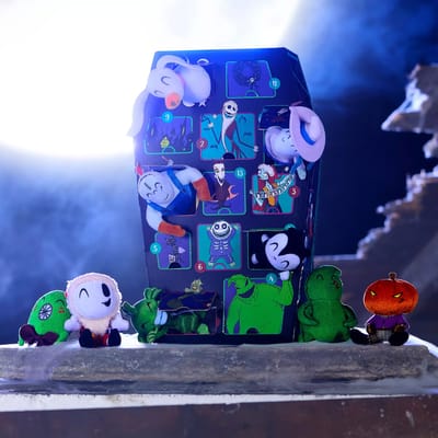 2025 The Nightmare Before Christmas Halloween Countdown Calendar: 13 Mini Plushies!