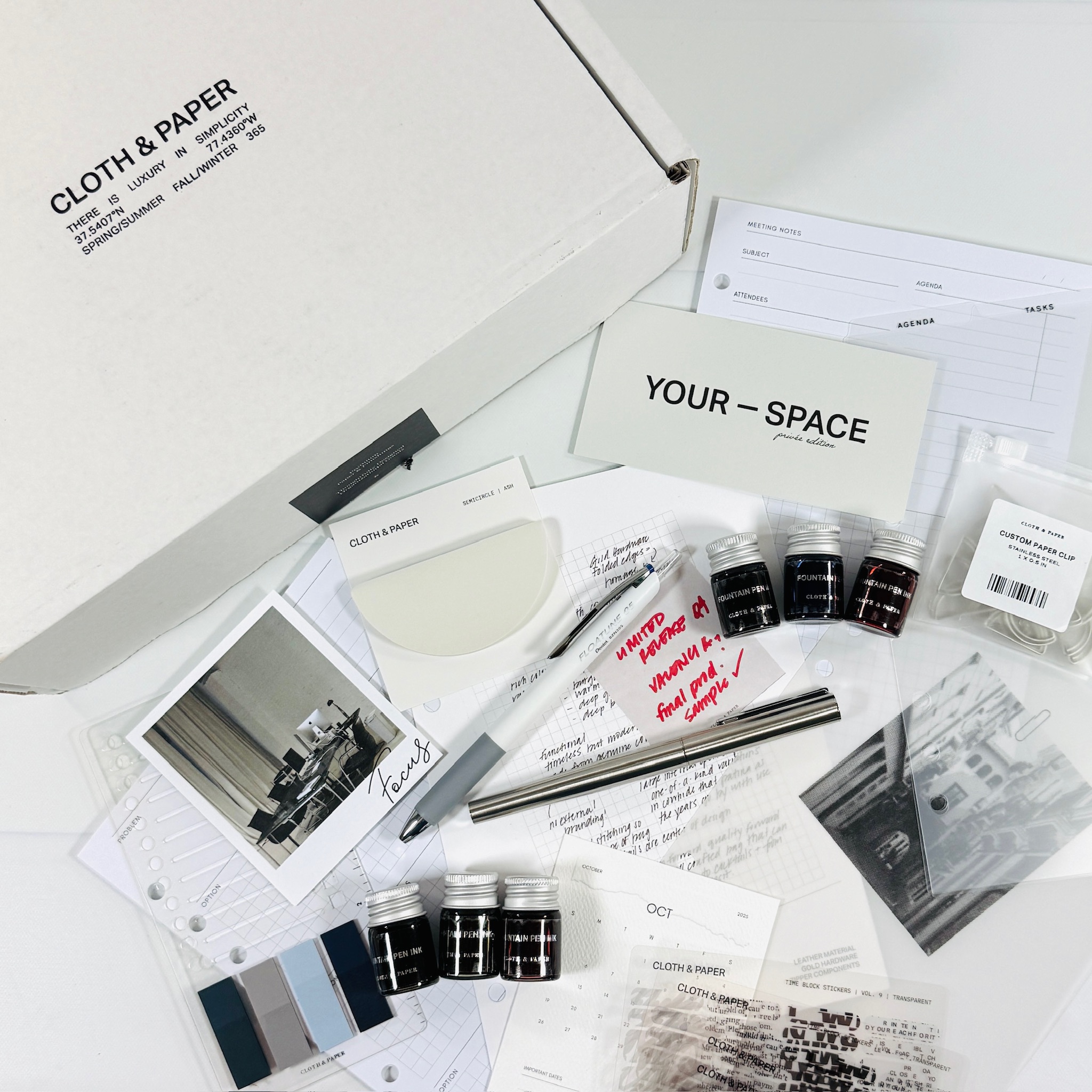 CLOTH & PAPER August 2025 Review:  Work Routine