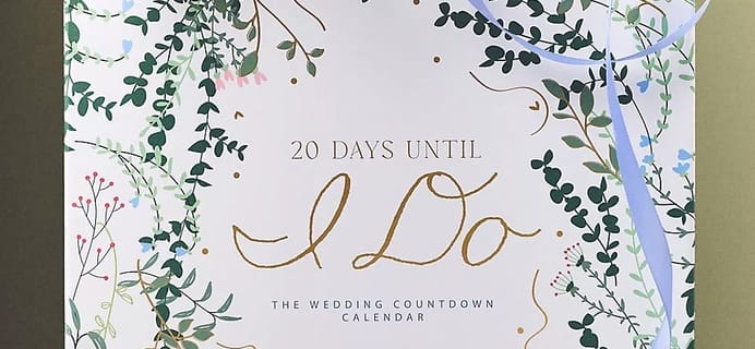 2025 Anthropologie The Bridal “I Do” Countdown Calendar: 20 Days Of Premium Beauty Samples!