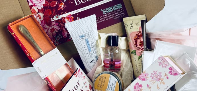 Margot Elena Fall 2025 Discovery Box Review: A Whimsical Autumn Treat Filled with Luxury, Fragrance, and Cozy Comforts