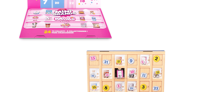 2025 Mini Brands by ZURU Advent Calendar: Kawaii and Books!
