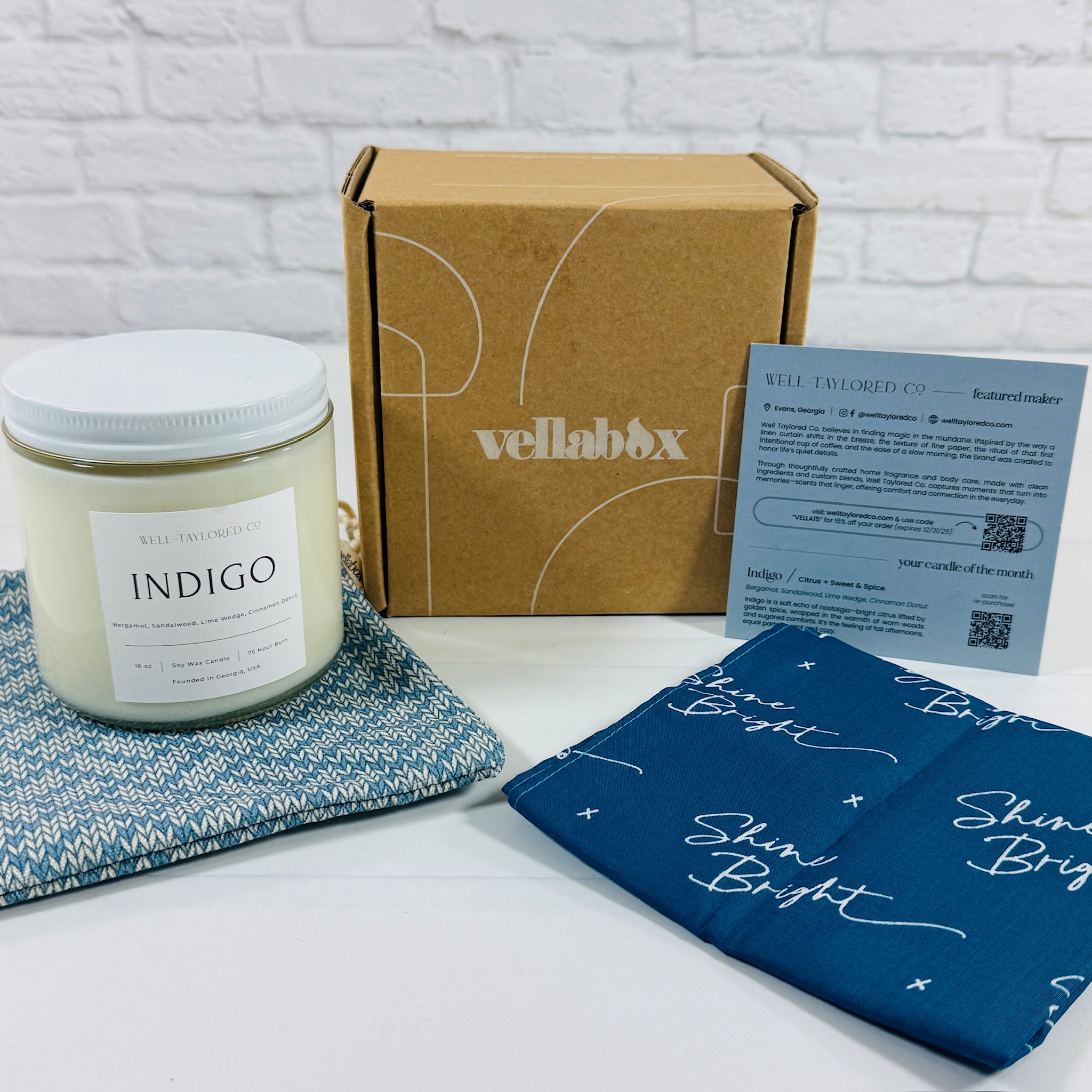 Vellabox November 2025 Review:  Well-Taylored Co.