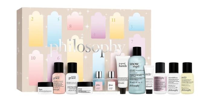 2025 Philosophy Beauty Advent Calendar: 12 Beauty, Body, and Bath Favorites!