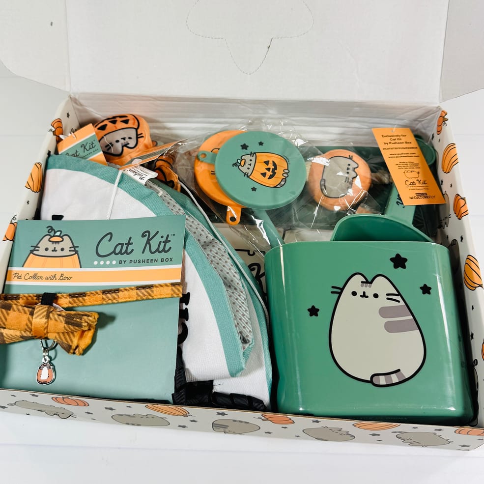 Opvouwbare tas - pusheen de kat ballon