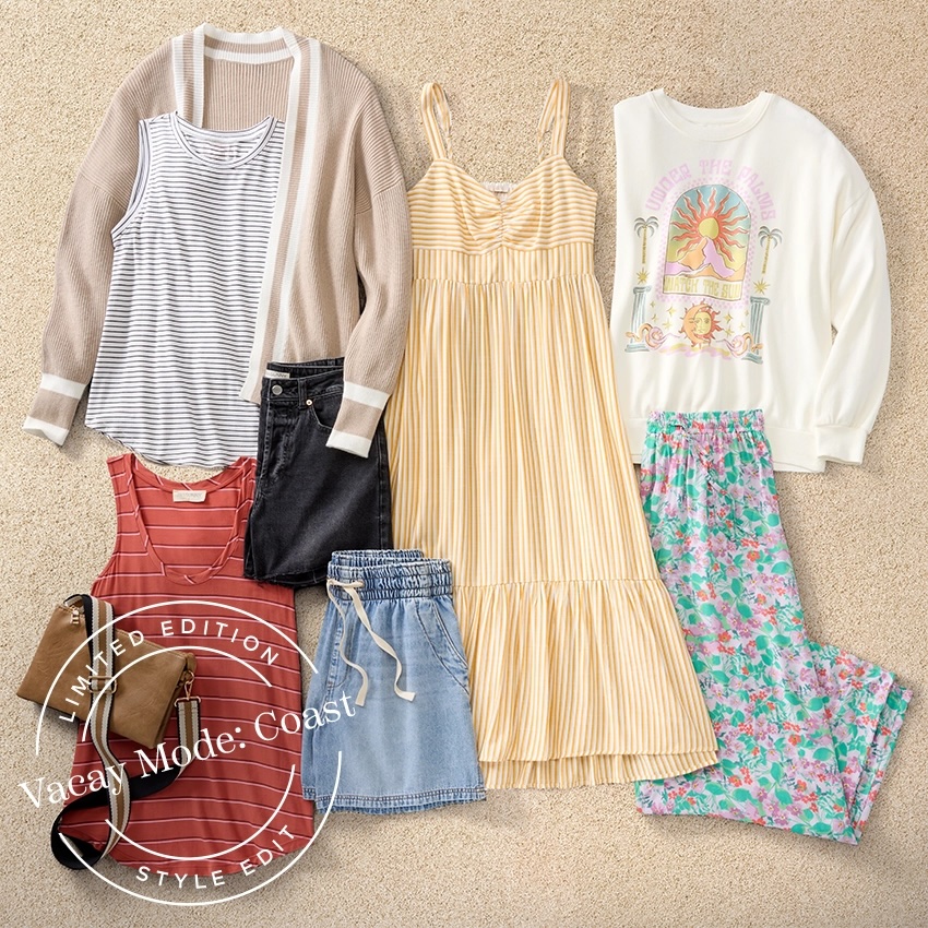 Wantable Limited Edition Vacay Mode Coast Style Edit:  Effortless Styles That Take You From Shoreline Strolls To Seaside Dinners!