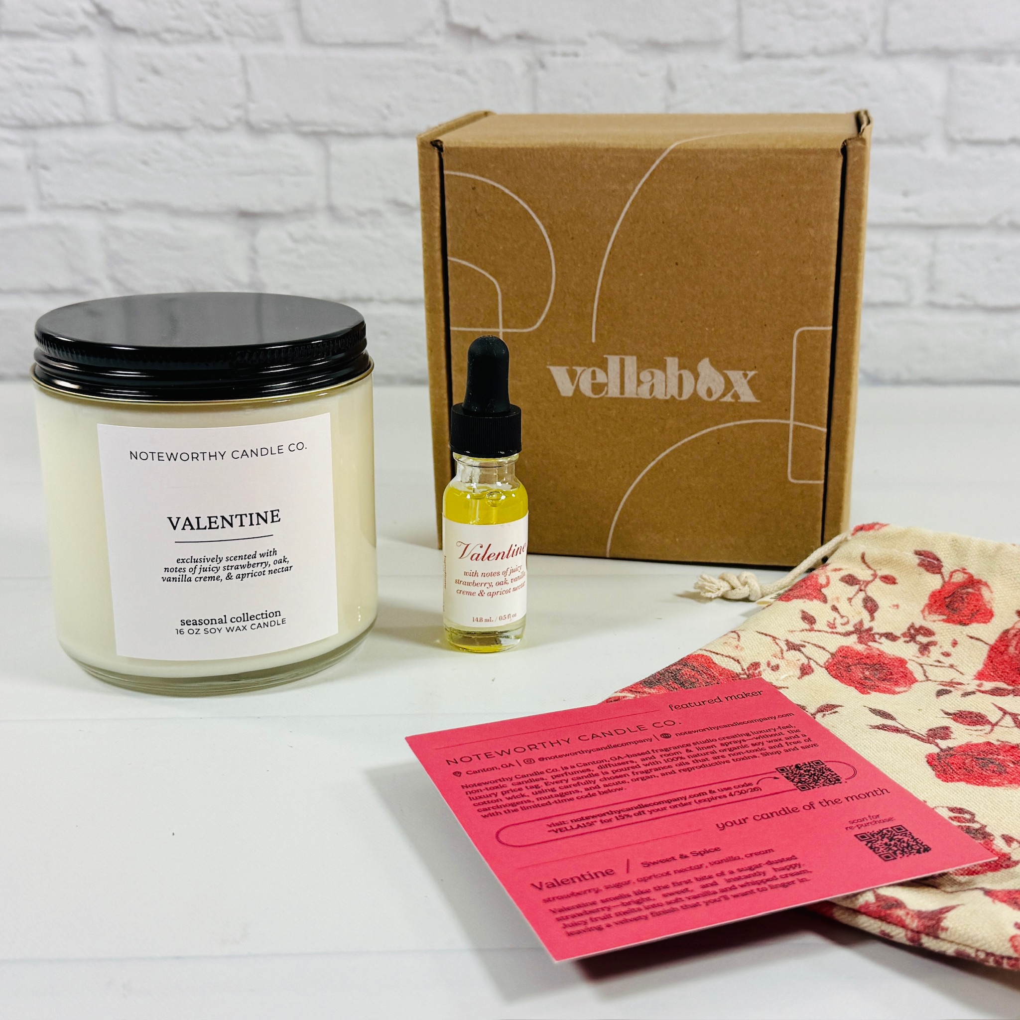 Vellabox February 2026 Review: Noteworthy Candle Co.