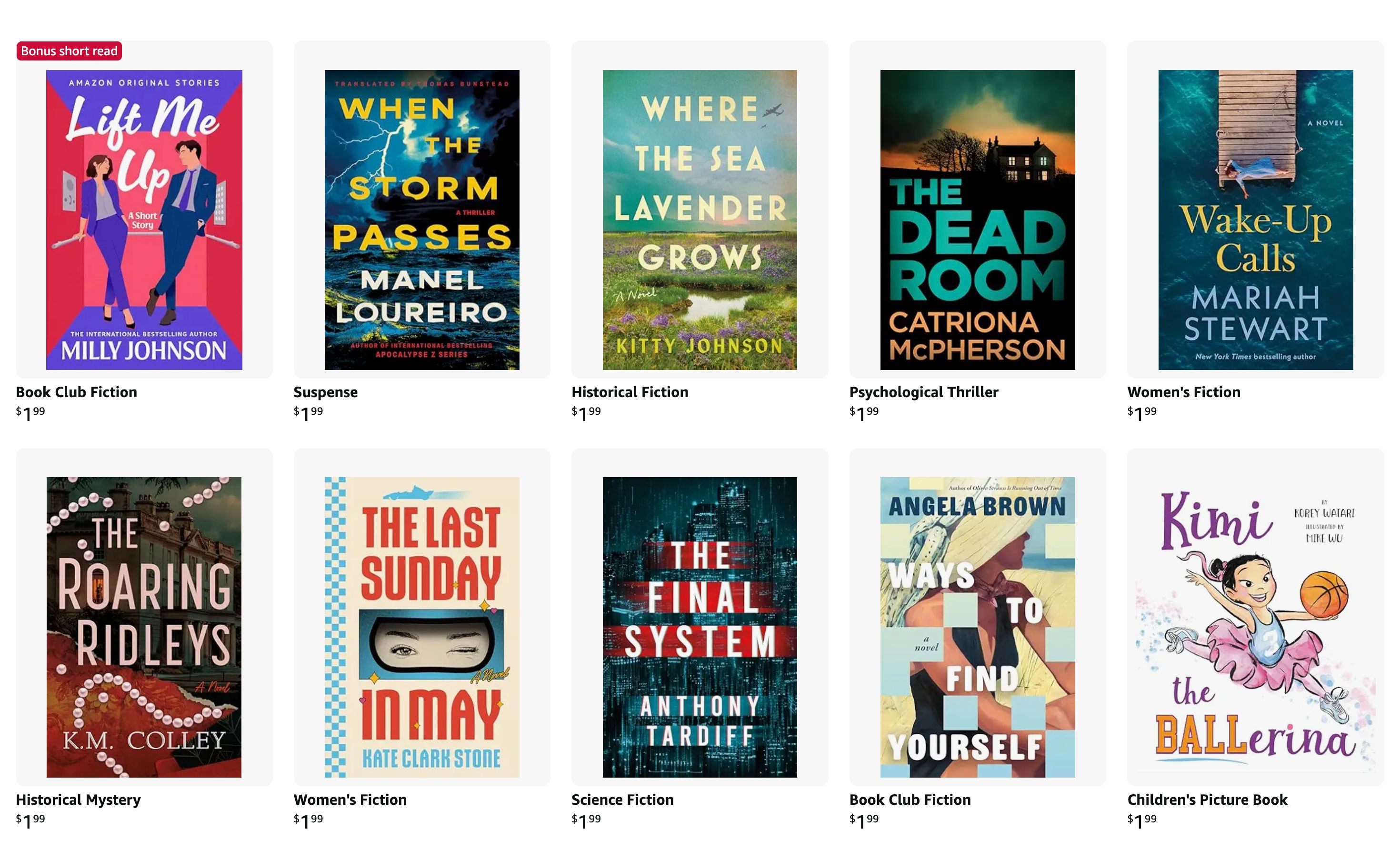 Amazon First Reads April 2026 Selections - 1 Book FREE for Amazon Prime ...