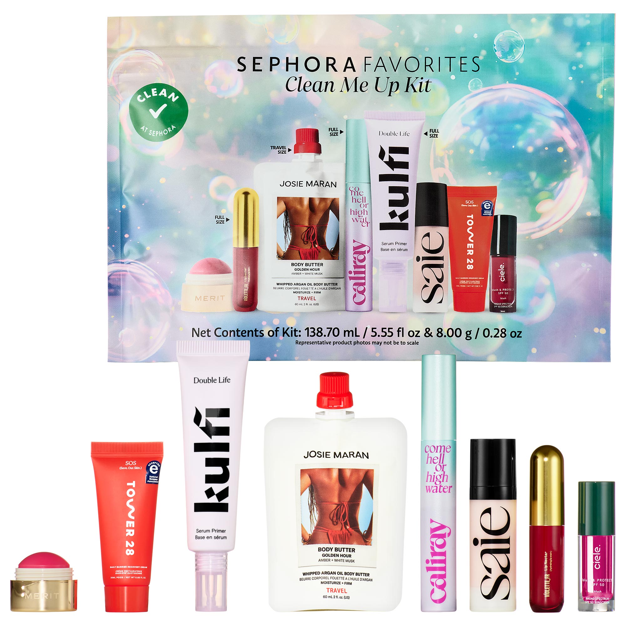 Sephora Favorites Clean Me Up Kit Makeup Value Set – 8 Must Have Clean Beauty Products!