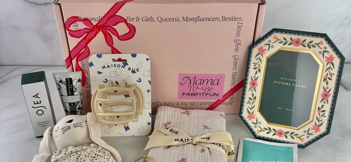 FabFitFun 2026 Limited Edition New Mom Box Review – A Thoughtful Mother’s Day Gift for New and Expecting Moms